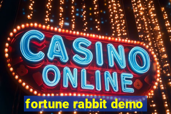 fortune rabbit demo