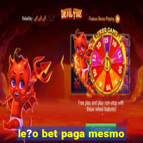 le?o bet paga mesmo