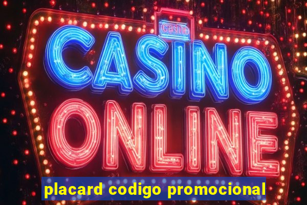 placard codigo promocional