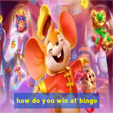 how do you win at bingo