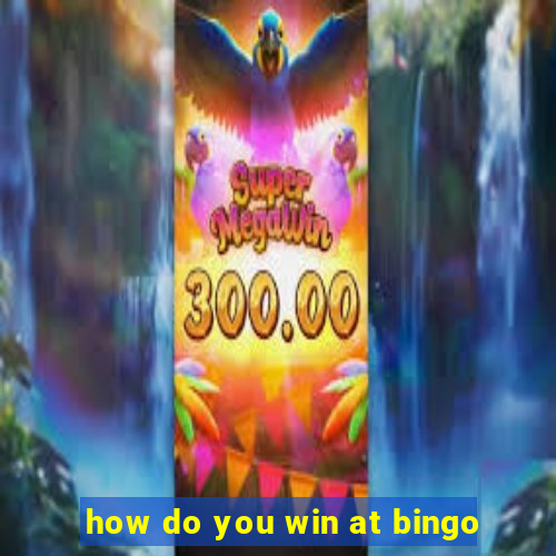 how do you win at bingo