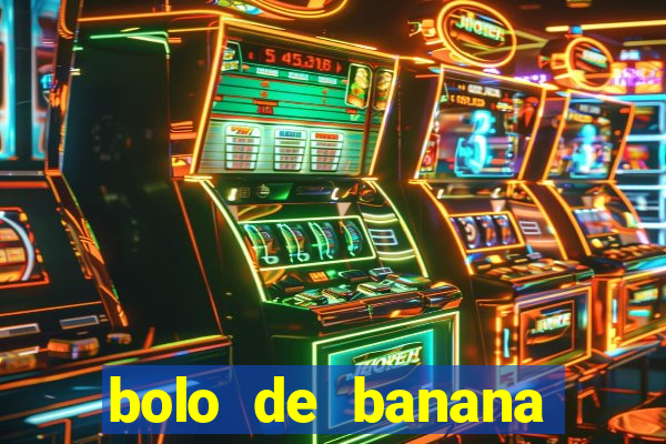 bolo de banana menino prendado