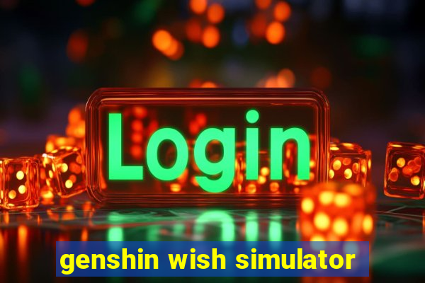 genshin wish simulator