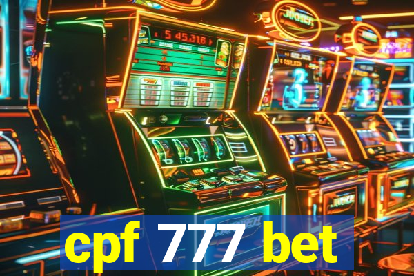 cpf 777 bet