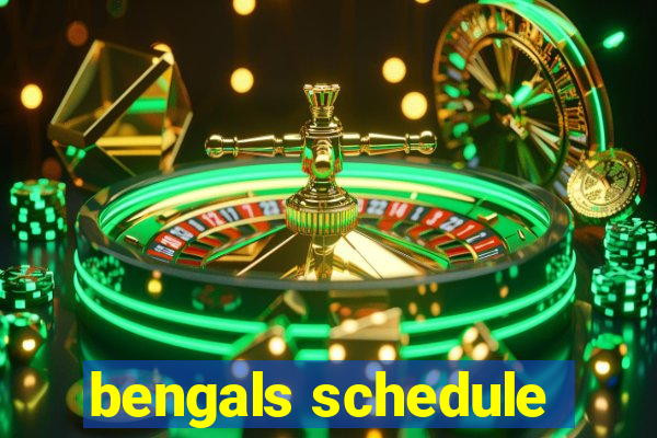 bengals schedule