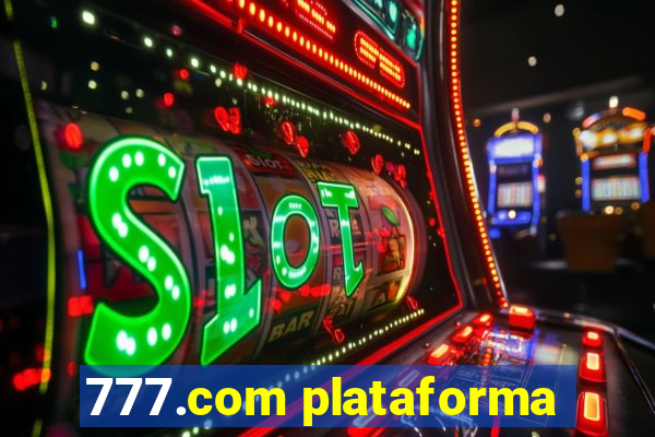 777.com plataforma