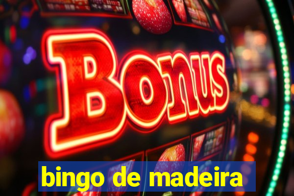 bingo de madeira