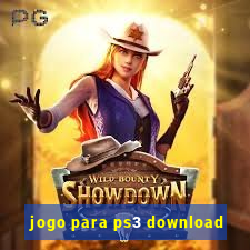 jogo para ps3 download