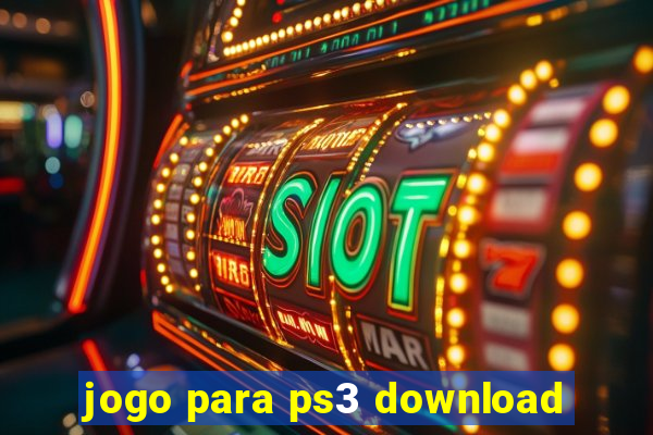 jogo para ps3 download