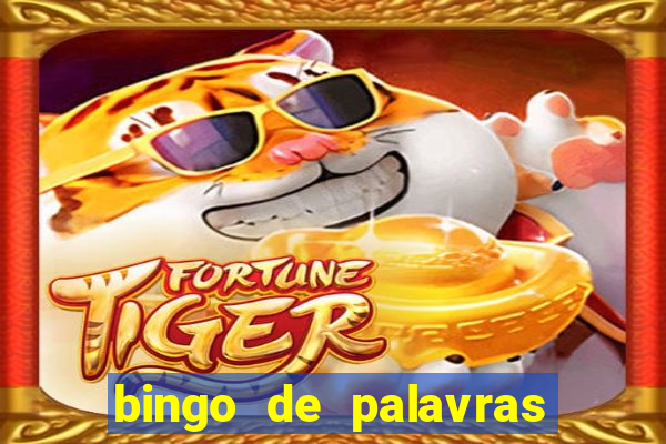 bingo de palavras cha de bebe