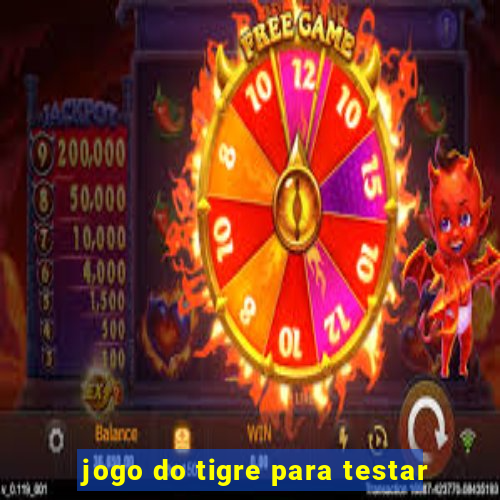 jogo do tigre para testar