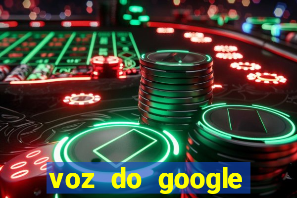 voz do google tradutor homem