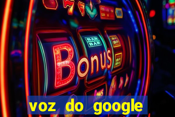 voz do google tradutor homem