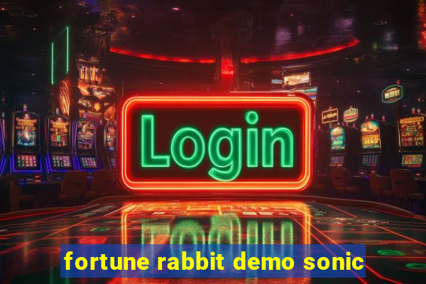 fortune rabbit demo sonic