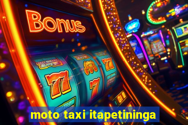 moto taxi itapetininga