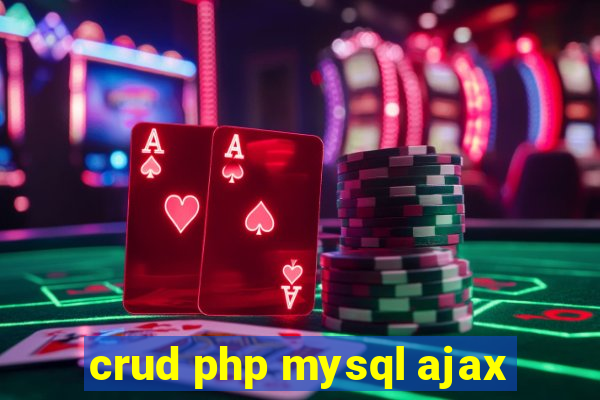 crud php mysql ajax