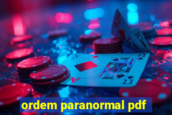 ordem paranormal pdf