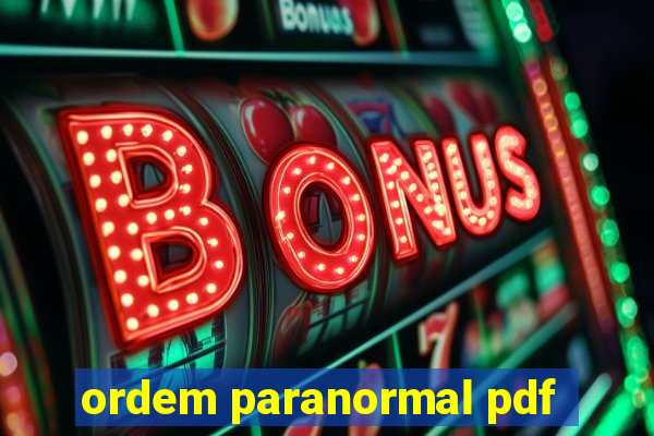 ordem paranormal pdf