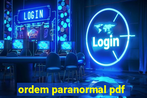 ordem paranormal pdf