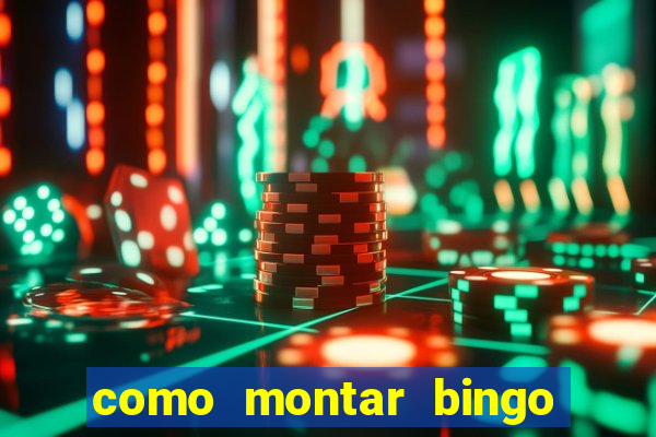 como montar bingo brinquedos toia