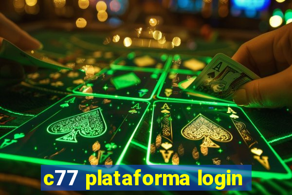 c77 plataforma login