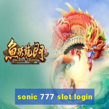 sonic 777 slot login