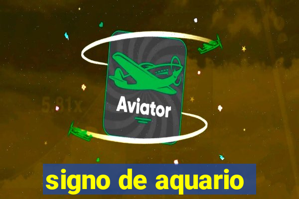 signo de aquario