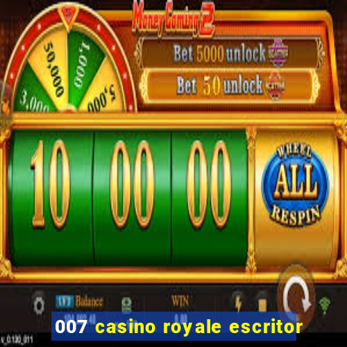 007 casino royale escritor