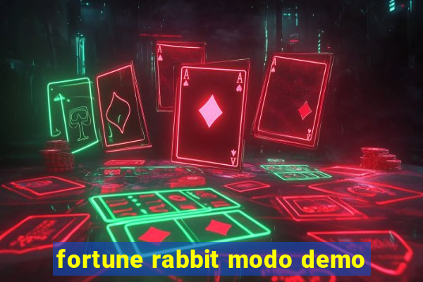 fortune rabbit modo demo