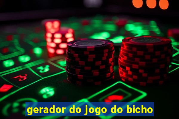 gerador do jogo do bicho