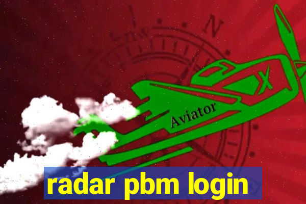 radar pbm login