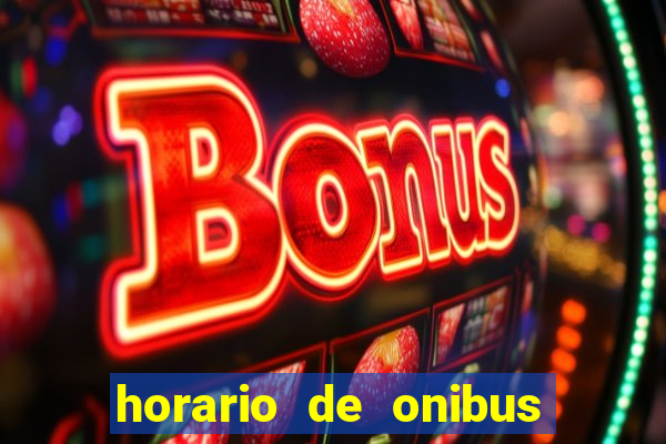 horario de onibus santos dumont x juiz de fora