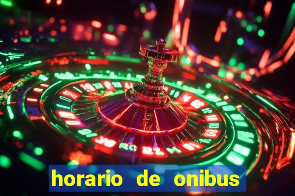 horario de onibus santos dumont x juiz de fora