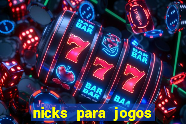 nicks para jogos de tiro