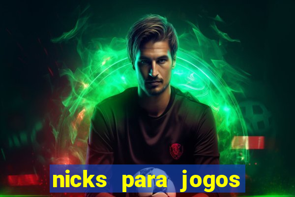 nicks para jogos de tiro