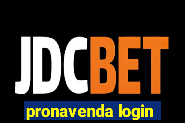 pronavenda login