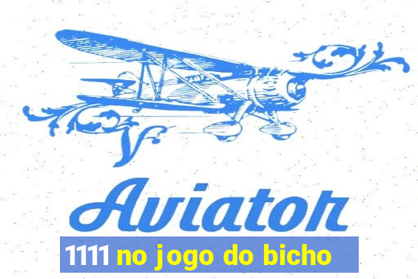 1111 no jogo do bicho