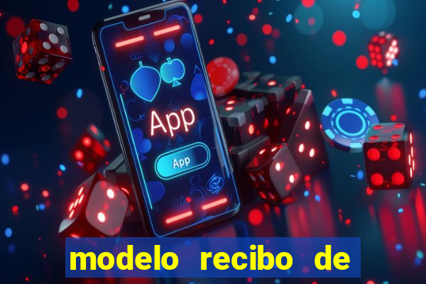 modelo recibo de pagamento autonomo