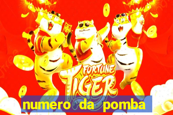 numero da pomba jogo do bicho