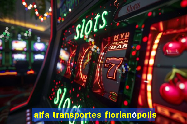 alfa transportes florianópolis