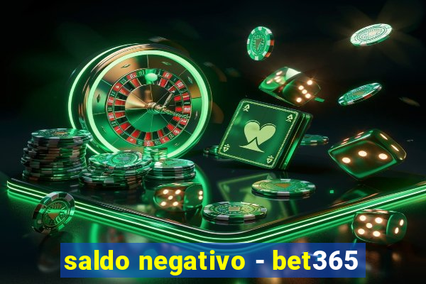 saldo negativo - bet365