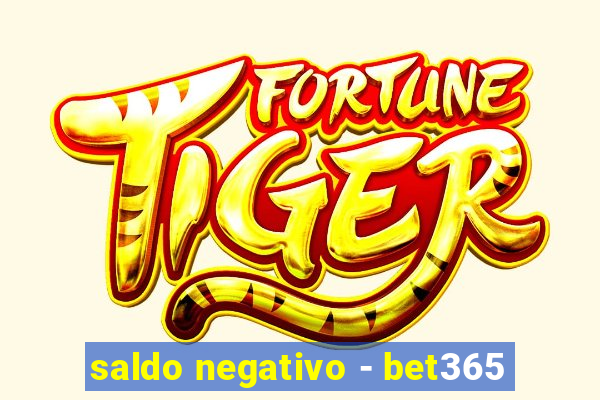 saldo negativo - bet365