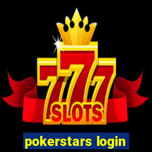 pokerstars login