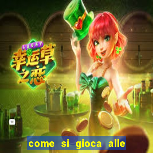 come si gioca alle slot machine online