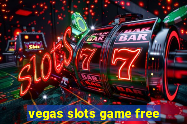 vegas slots game free