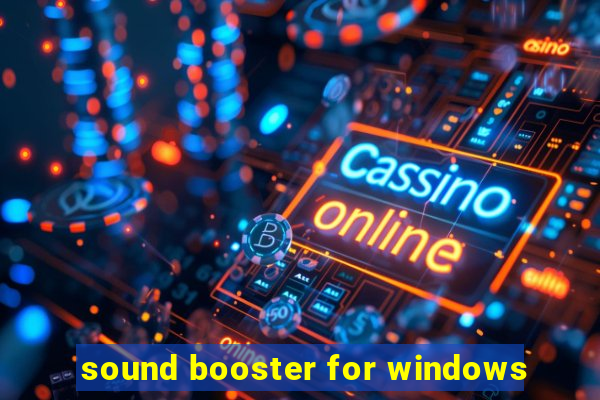 sound booster for windows