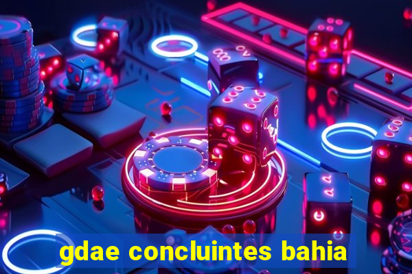 gdae concluintes bahia