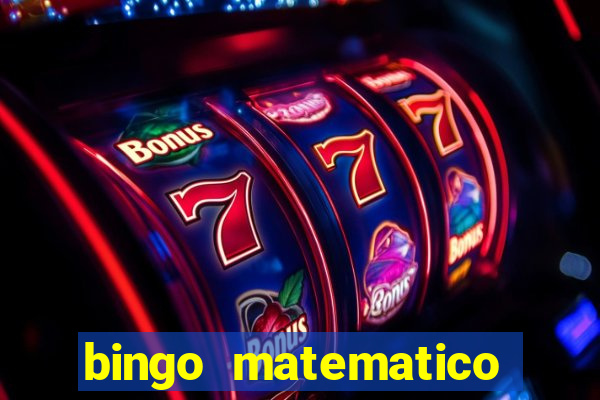 bingo matematico para ensino medio