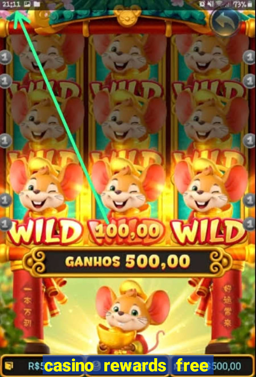 casino rewards free spins no deposit