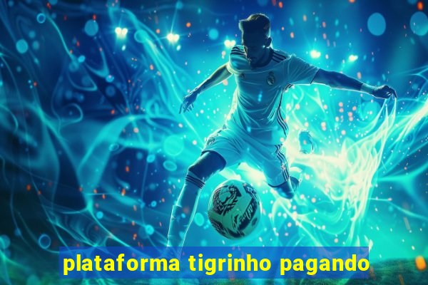 plataforma tigrinho pagando